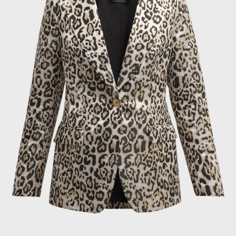 Elie Tahari Animal Print Blazer